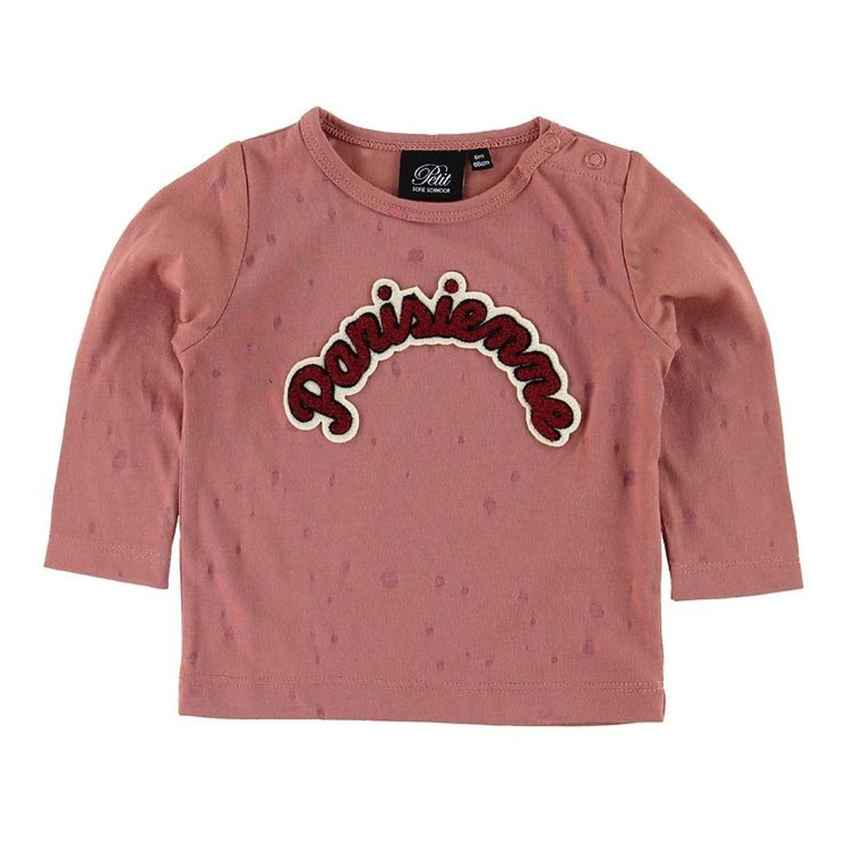 Petit by Sofie Schnoor Bluse - Mørk Rosa m. Patch