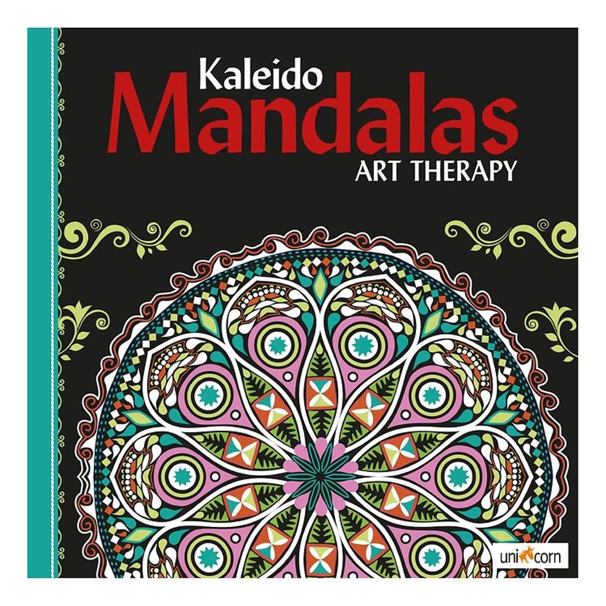 Kaleido Mandalas Terapibog - Sort