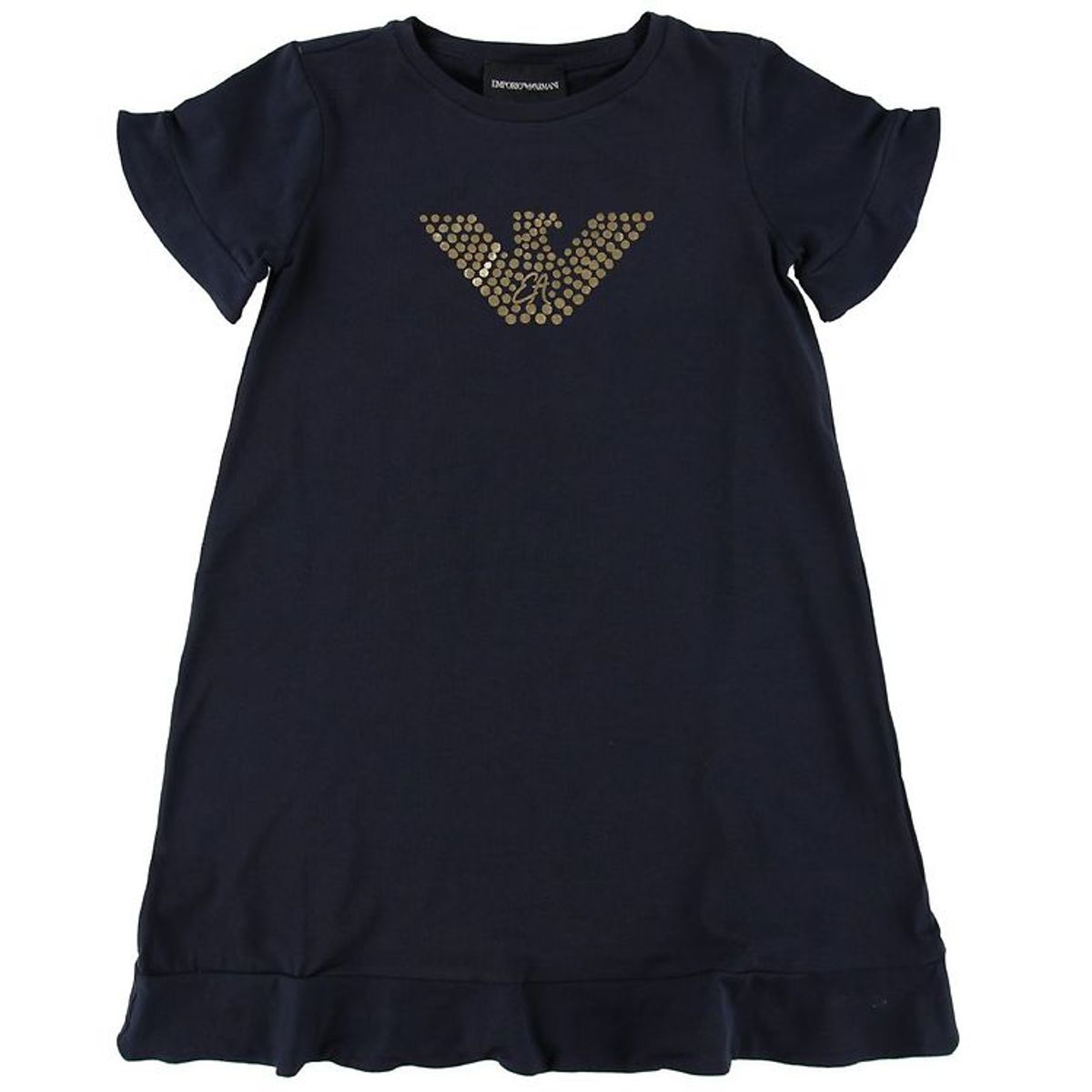 Emporio Armani Kjole - Navy m. Guld/Logo