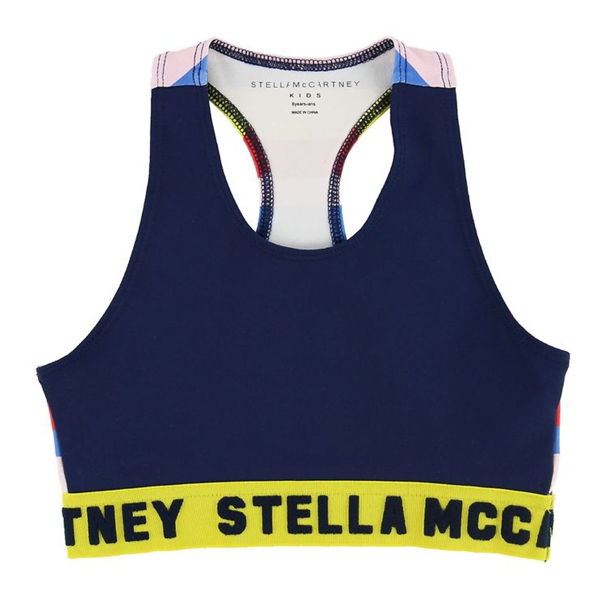 Stella McCartney Kids Træningstop - Navy m. Striber