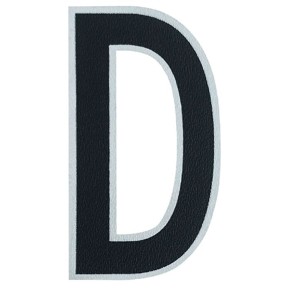 Design Letters Klistermærke - Mobil - D - 5cm - Black