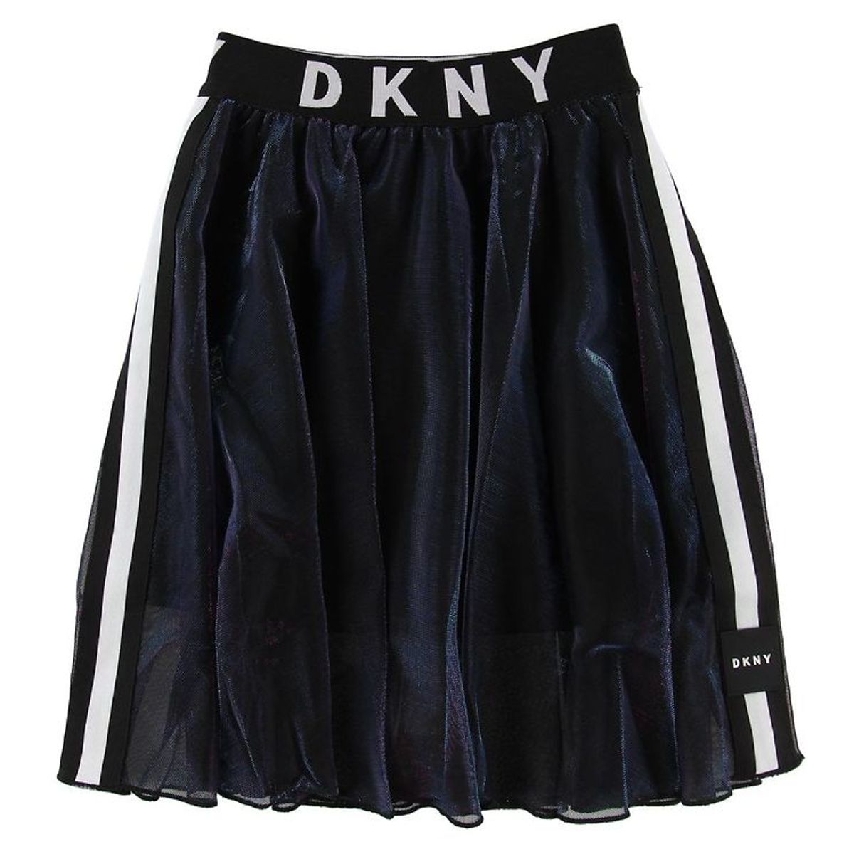 DKNY Nederdel - Sort/Holografisk m. Logo