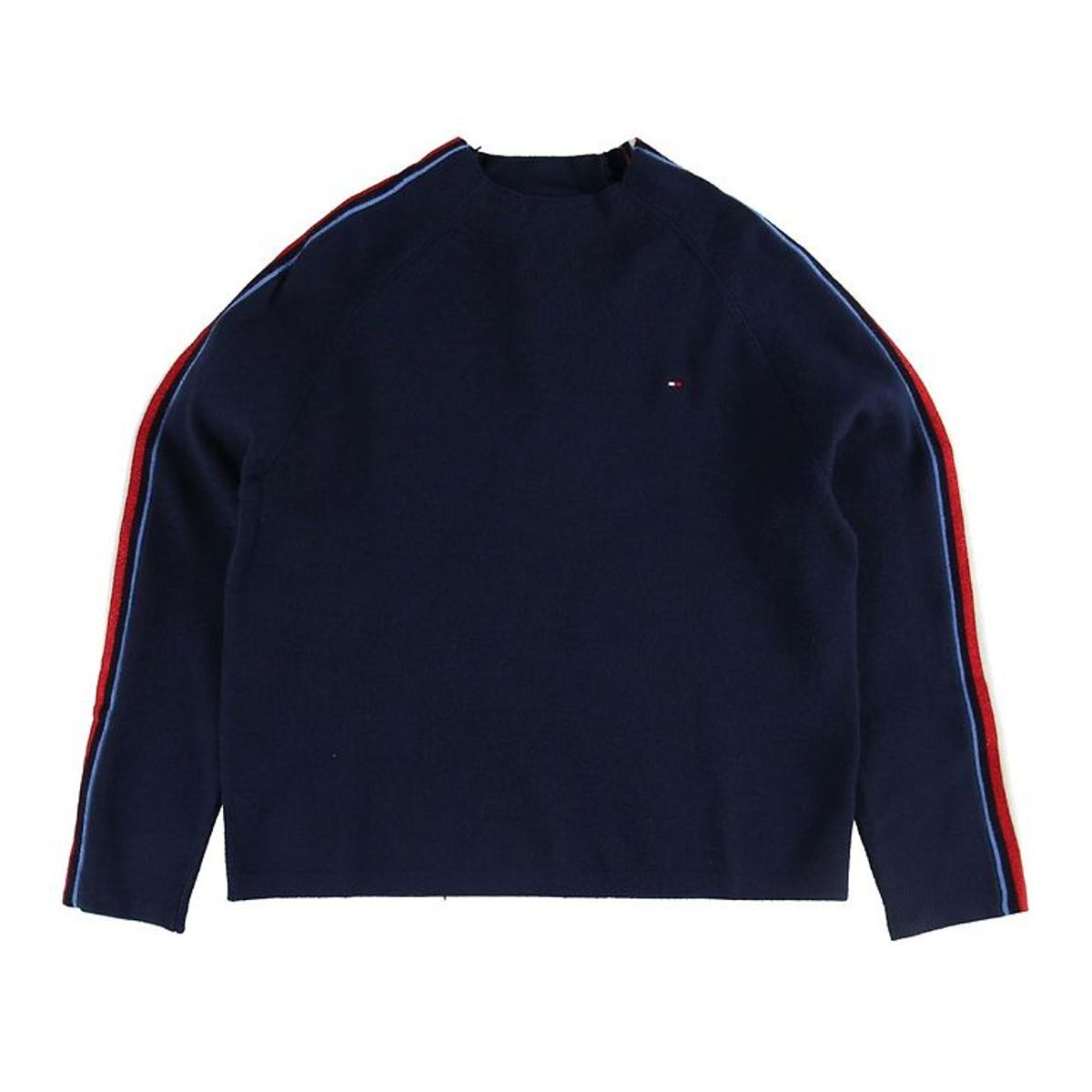 Tommy Hilfiger Bluse - Navy m. Stribe