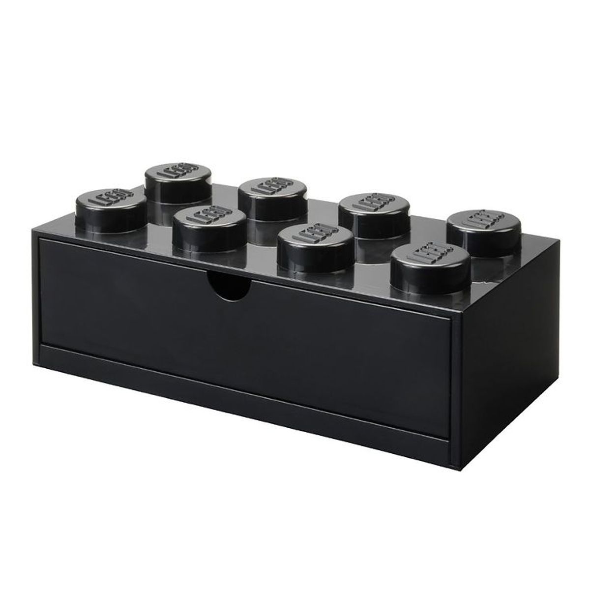 LEGO ® Storage Opbevaringsskuffe - 8 Knopper - 31x15x9 - Sort