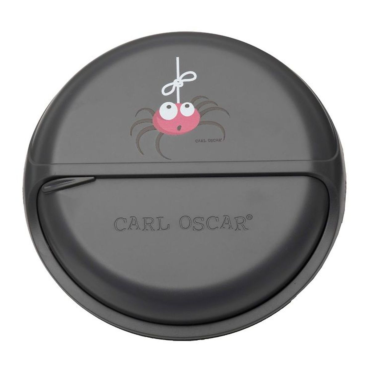 Carl Oscar Snackbox - 15 cm - Grey Spider