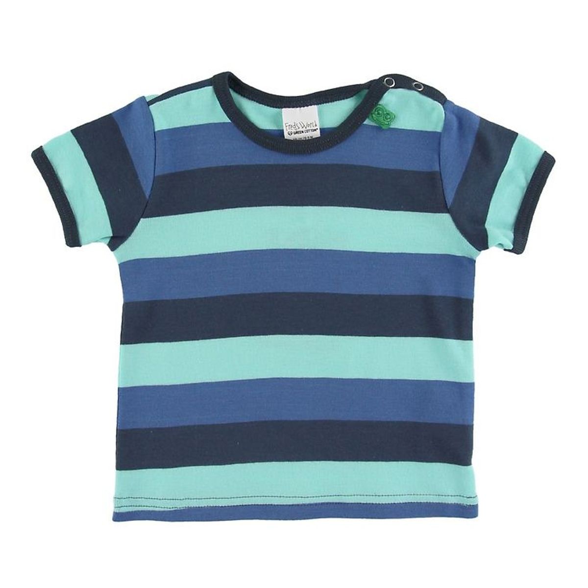 Freds World T-shirt - Multi Stripe - Blå