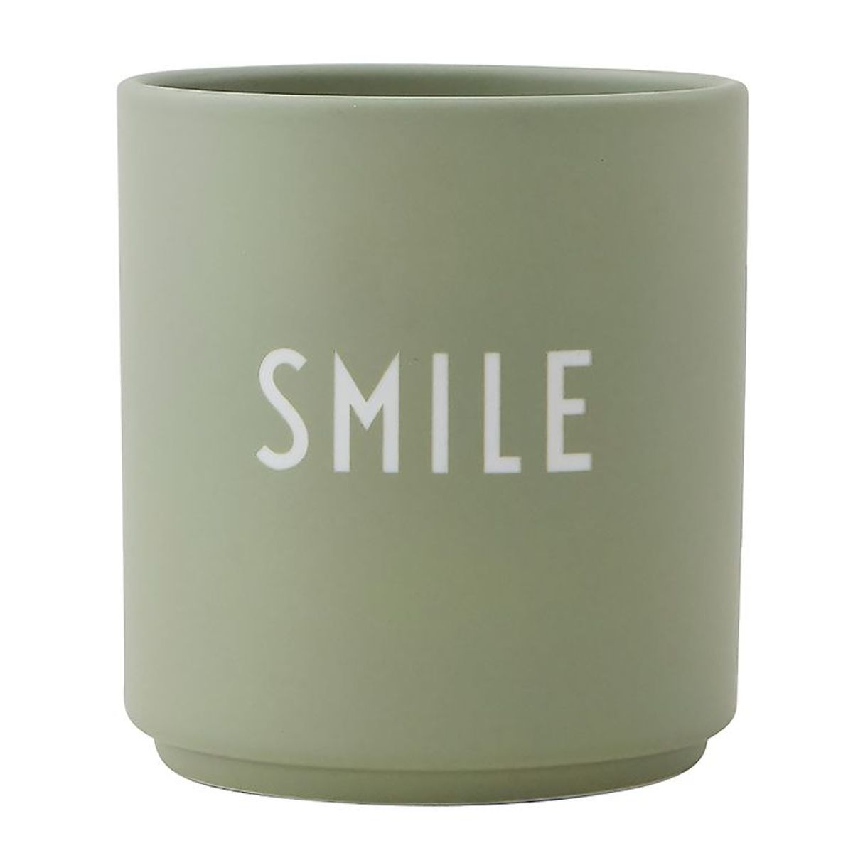 Design Letters Kop - Favourite Cups - Porcelæn - Grøn Smile