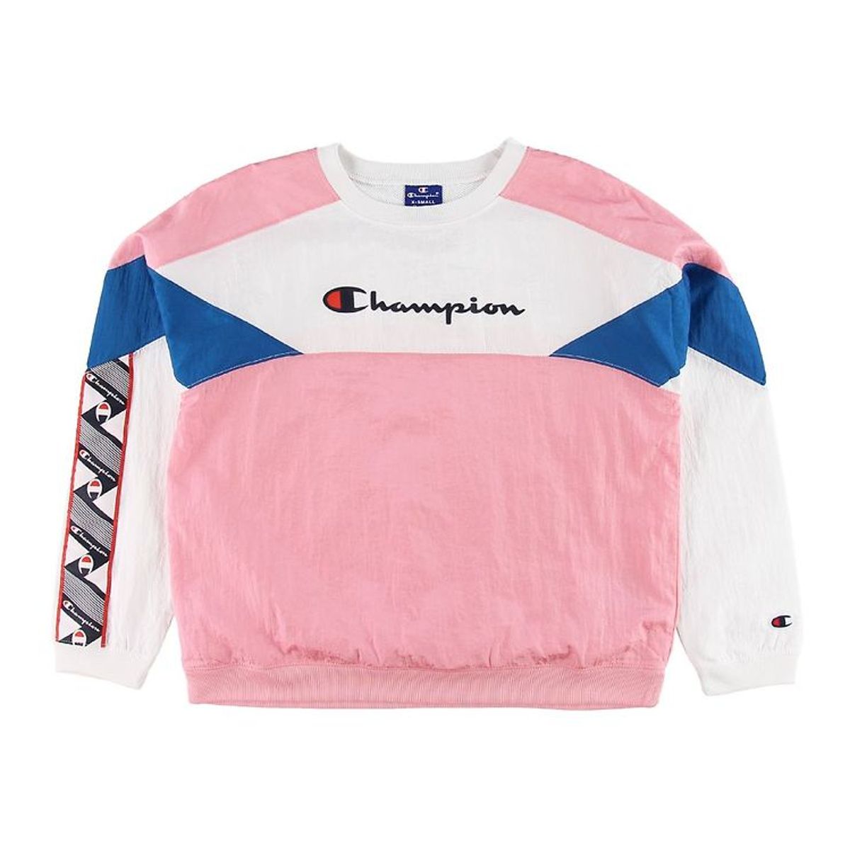 Champion Fashion Sweatshirt - Pink/Hvid/Blå