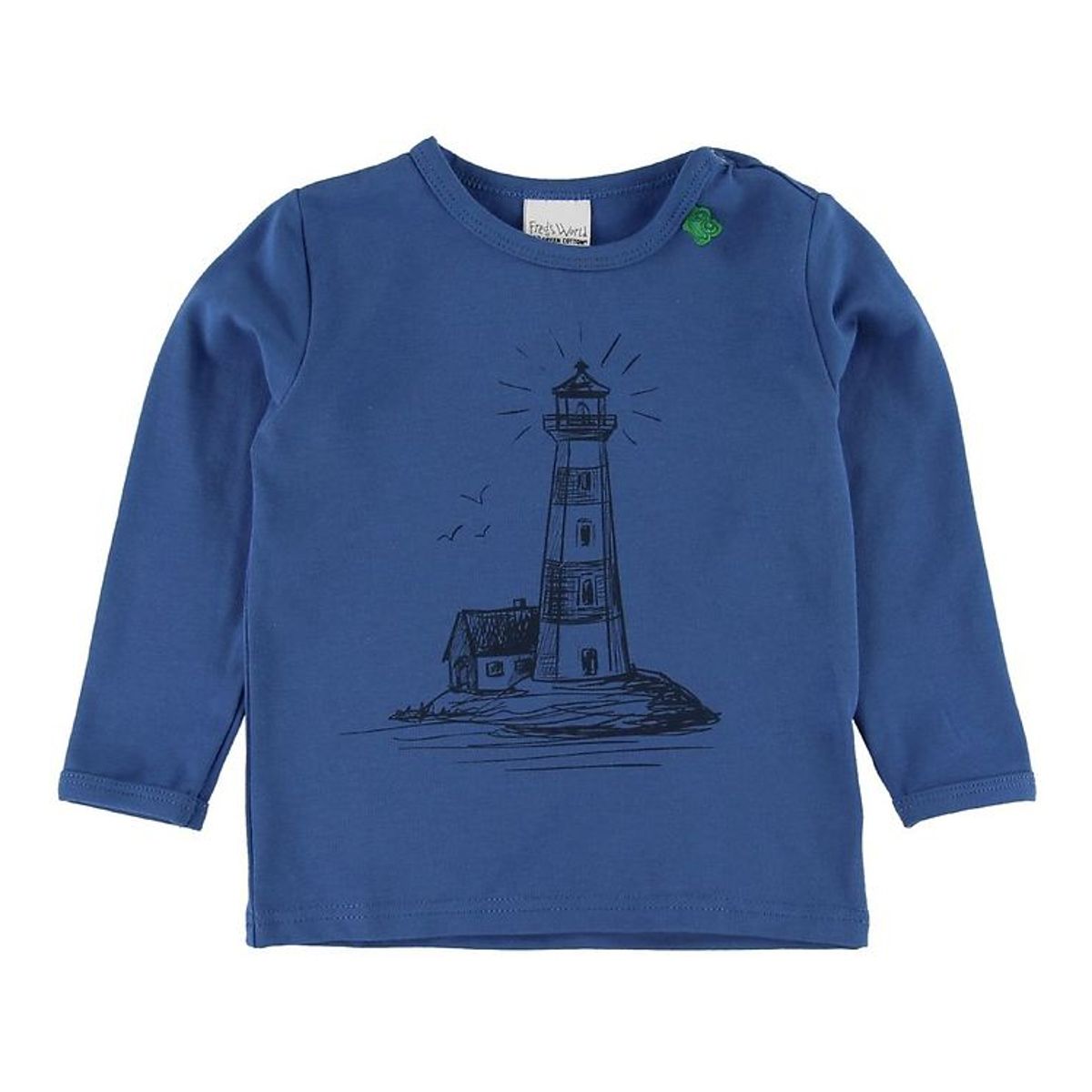 Freds World Bluse - Ocean Lighthouse - Blå