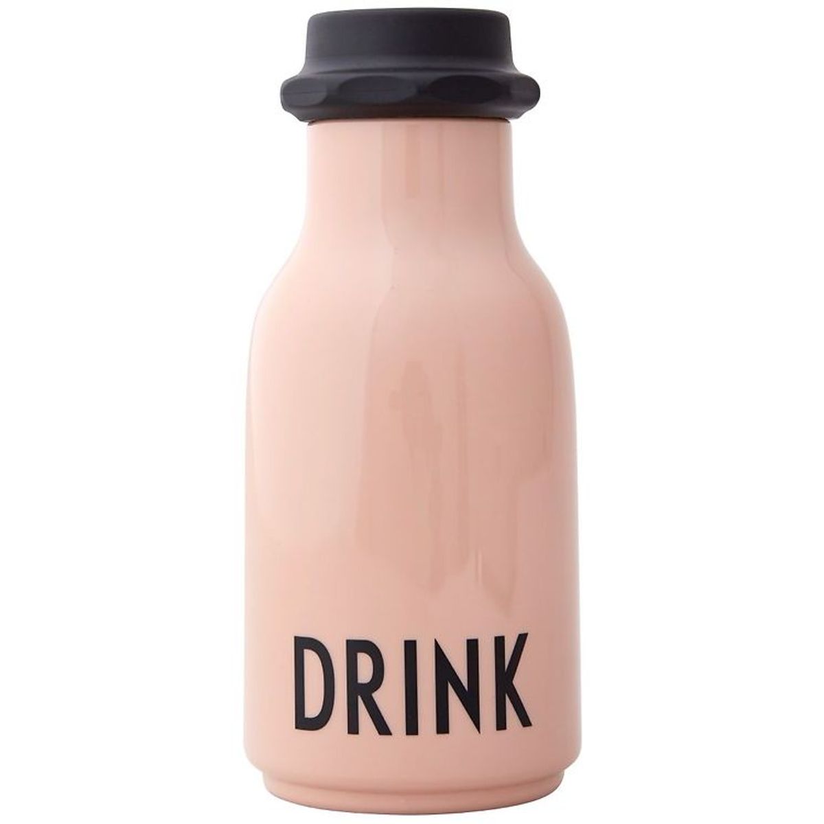 Design Letters Vandflaske - 330 ml - Powder Rose m. Tekst