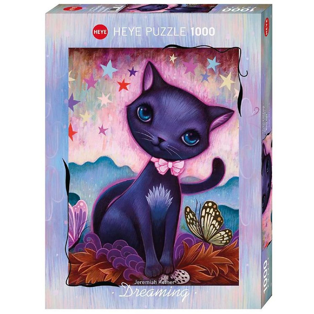 Heye Puzzle Puslespil - Black Kitty - 1000 Brikker