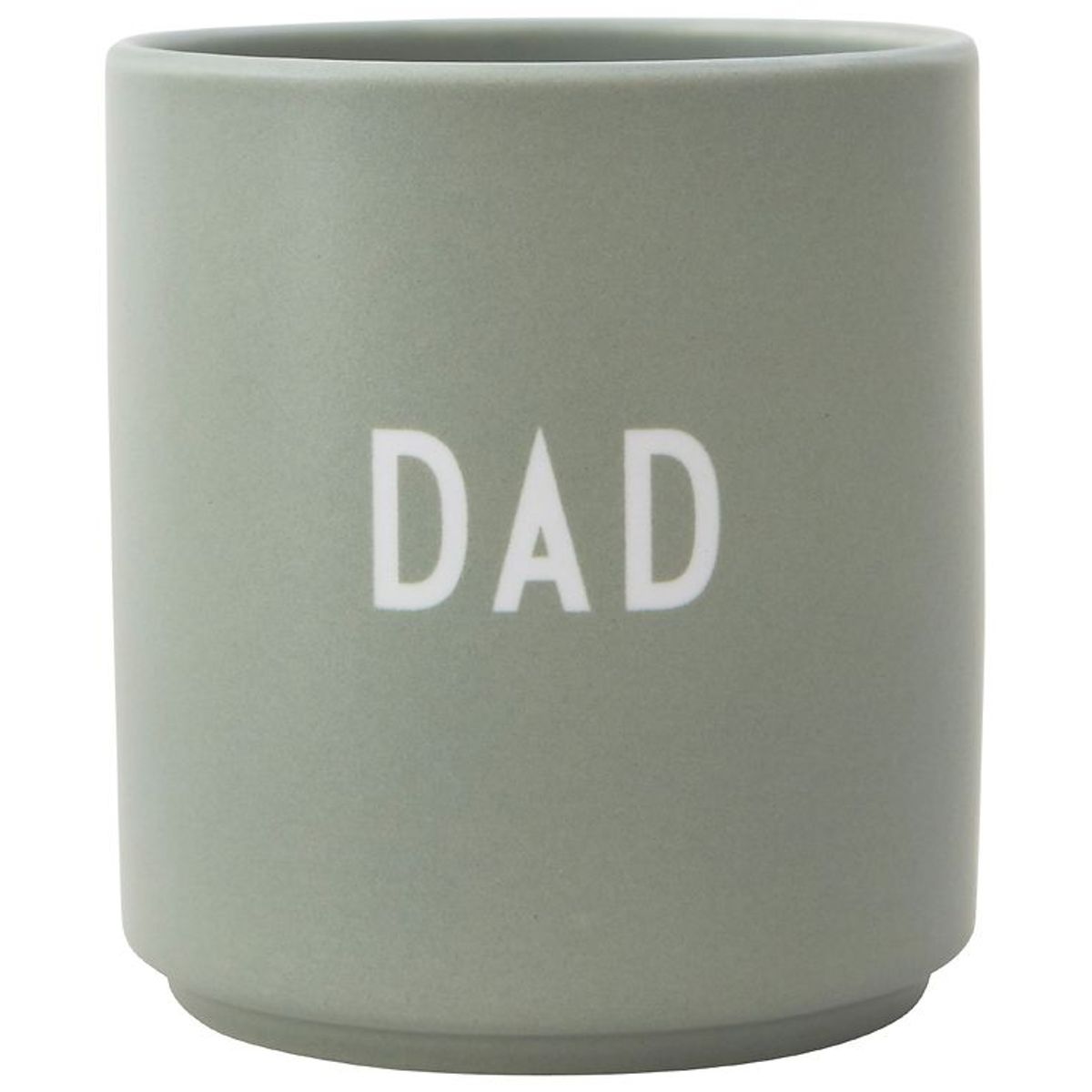 Design Letters Kop - Favourite Cups - Love Dad - Støvet Grøn