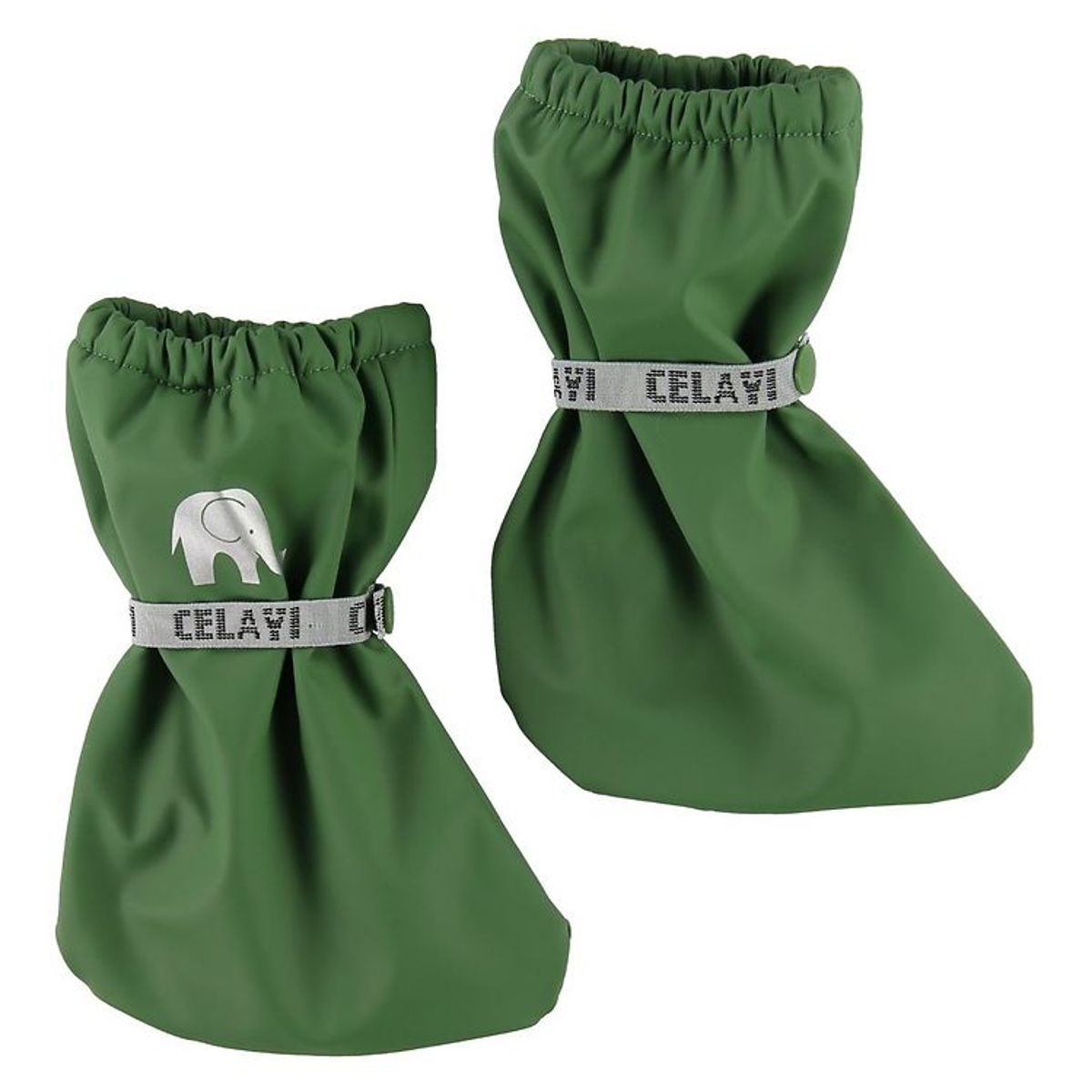 CeLaVi Overtrækssko m. Fleece - PU - Elm Green