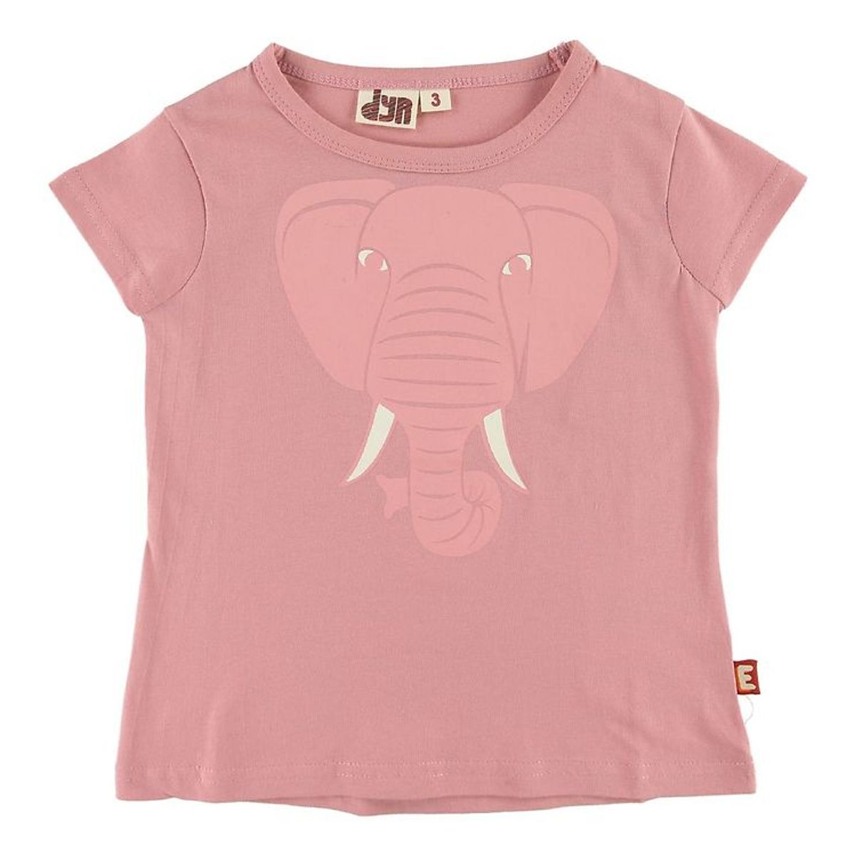 DYR T-shirt - DYRWildlife - Rose Glow m. Elefant