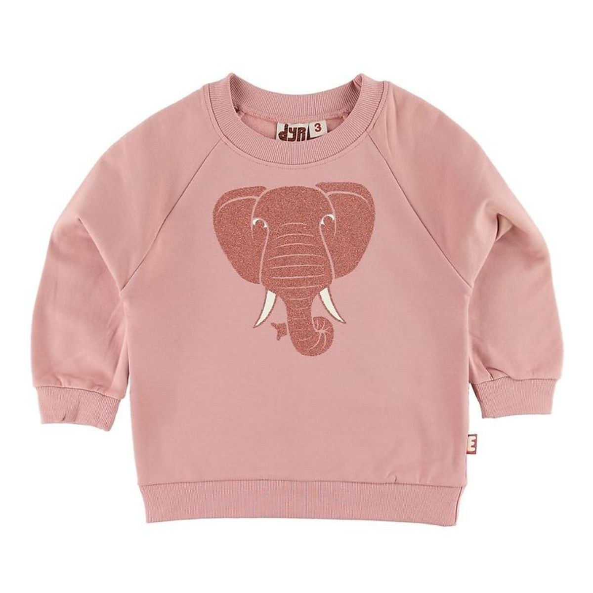 DYR-Cph Sweatshirt - DYRBellow - Rose Glow m. Elefant/Glimmer