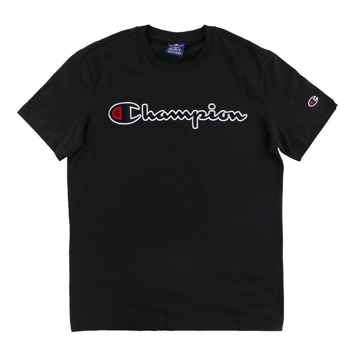 Champion Fashion T-Shirt - Sort m. Logo