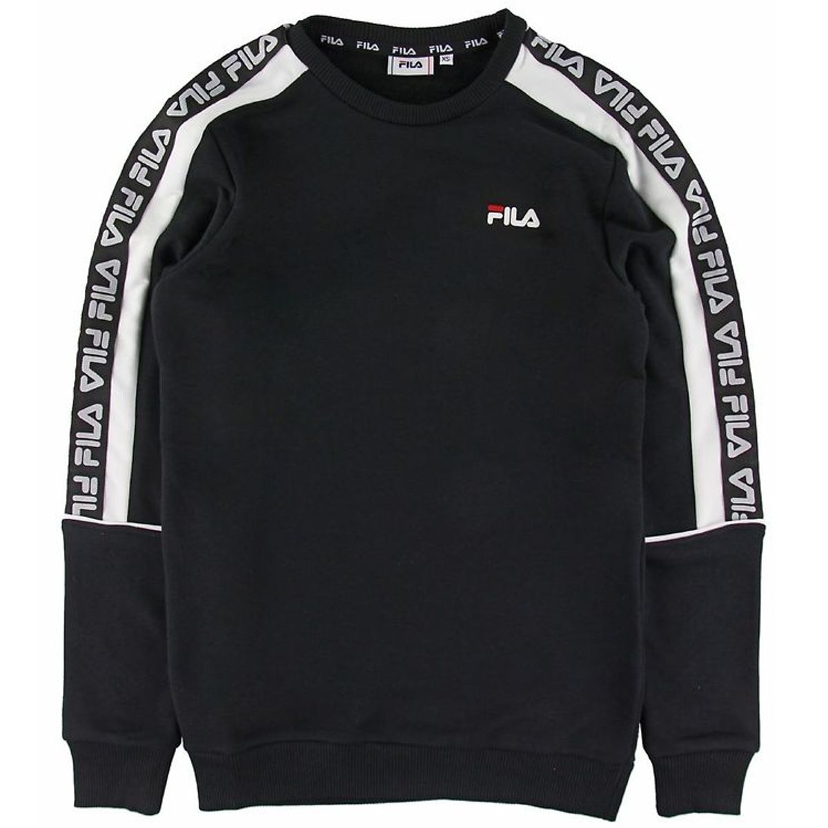 Fila Sweatshirt - Teom Crew - Sort/Hvid