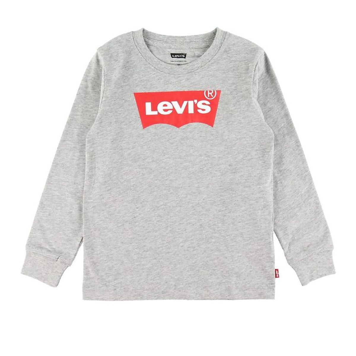 Levis Bluse - Batwing - Grey Heather m. Logo