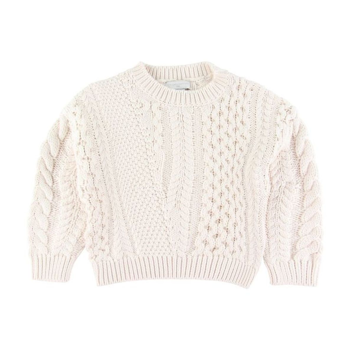 Stella McCartney Kids Striktrøje - Uld/Bomuld - Rosa