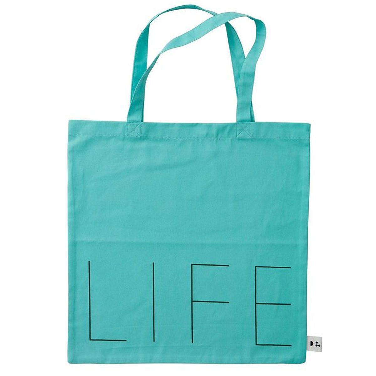 Design Letters Shopper - Life - Turkis