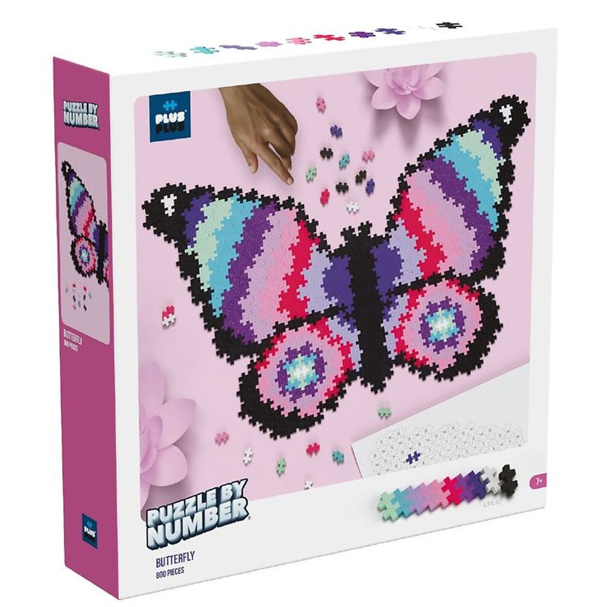 Plus-Plus Puzzle By Number - 800 stk. - Butterfly