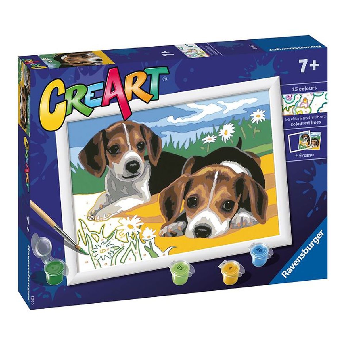 Ravensburger CreArt Malesæt - Jack Russel Puppy