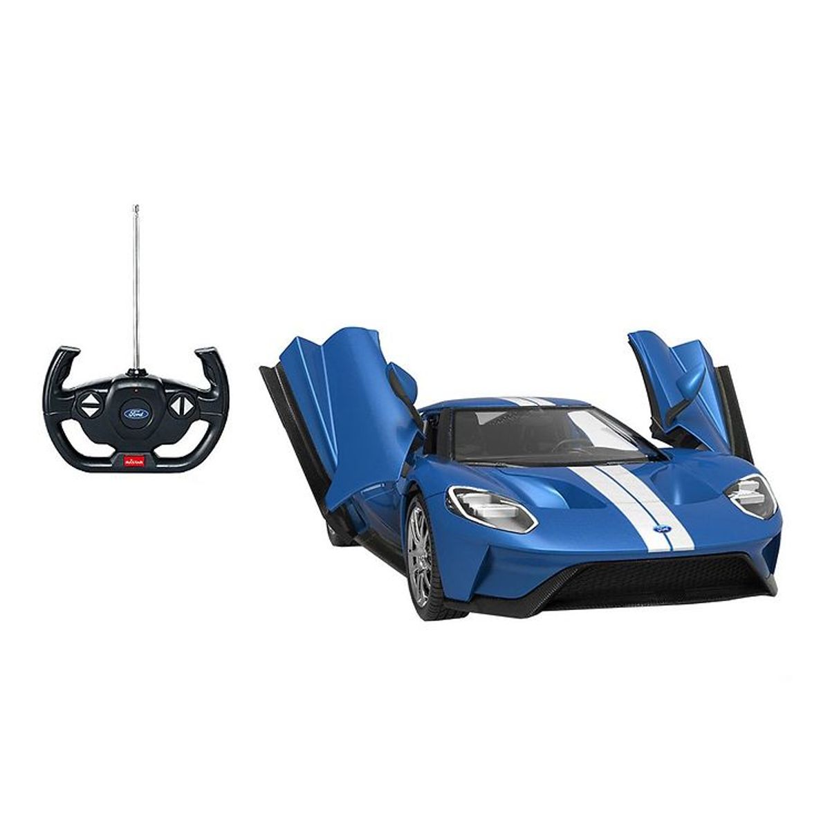 Rastar Fjernstyret Bil m. Lys - Ford GT - 1:14