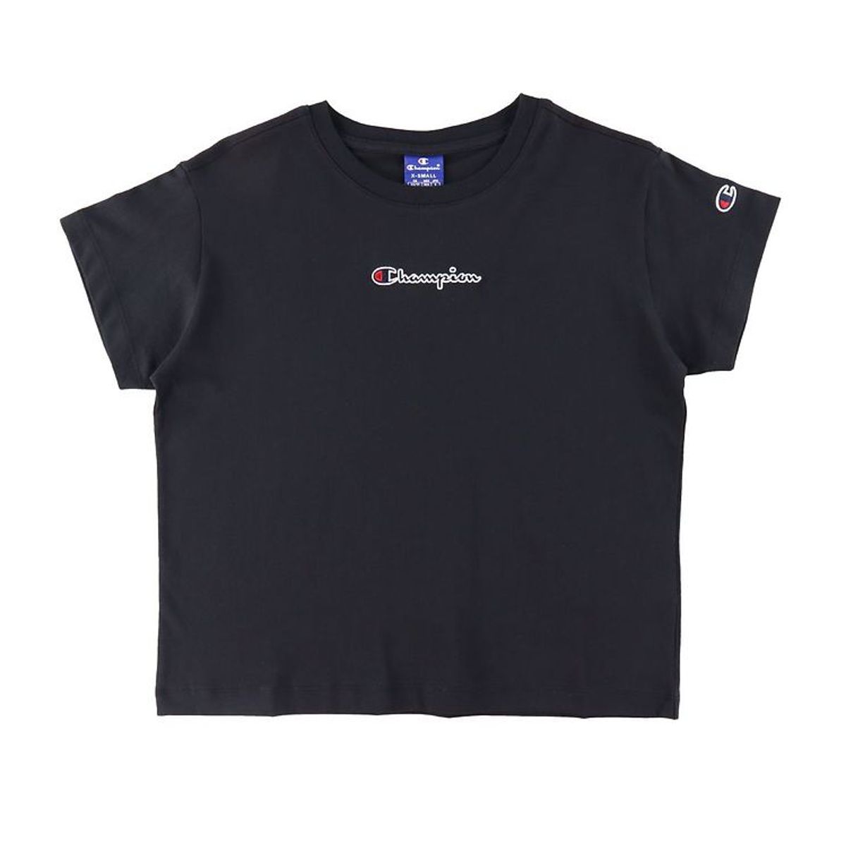 Champion Fashion T-shirt - Sort m. Logo