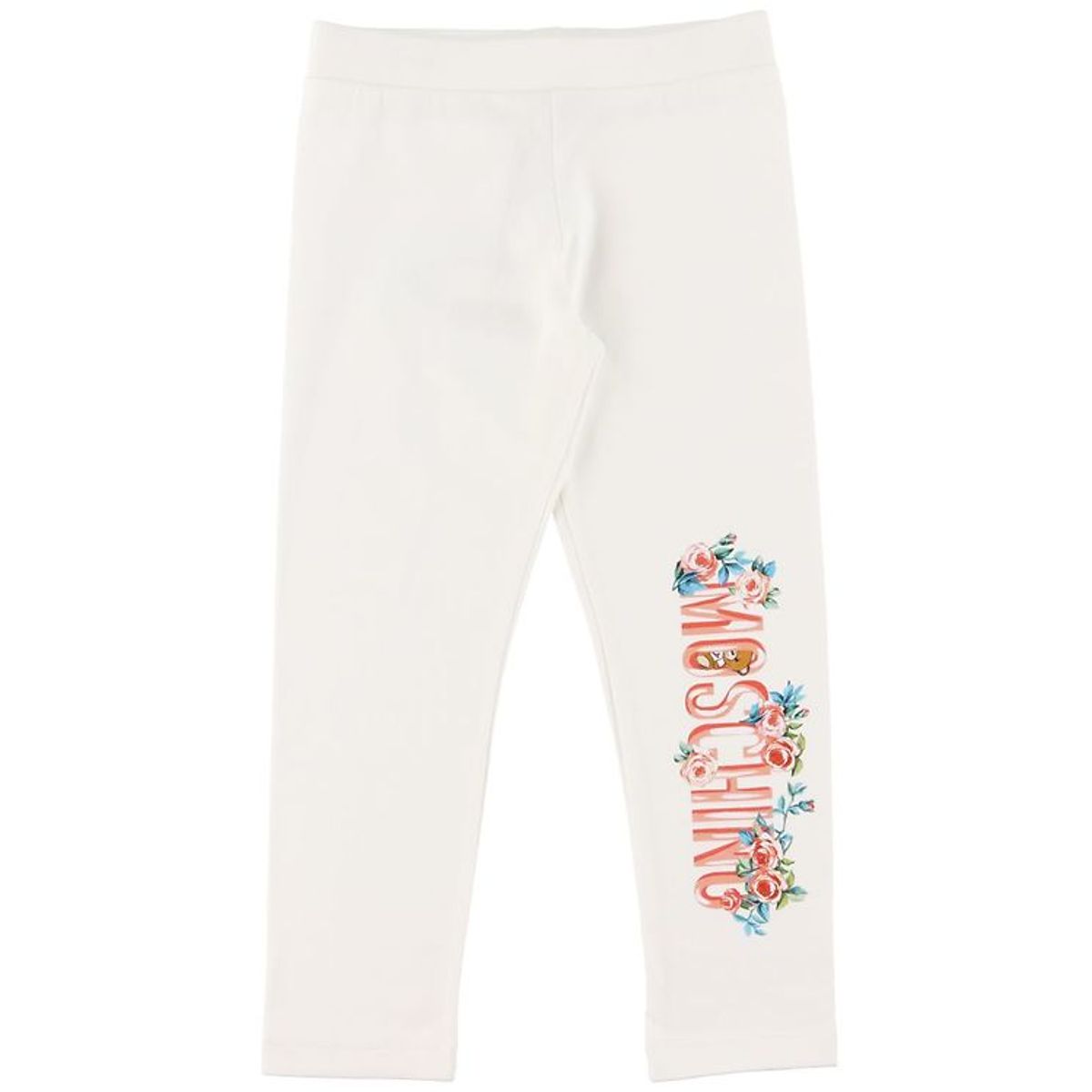 Moschino Leggings - Cloud m. Tekst/Blomster