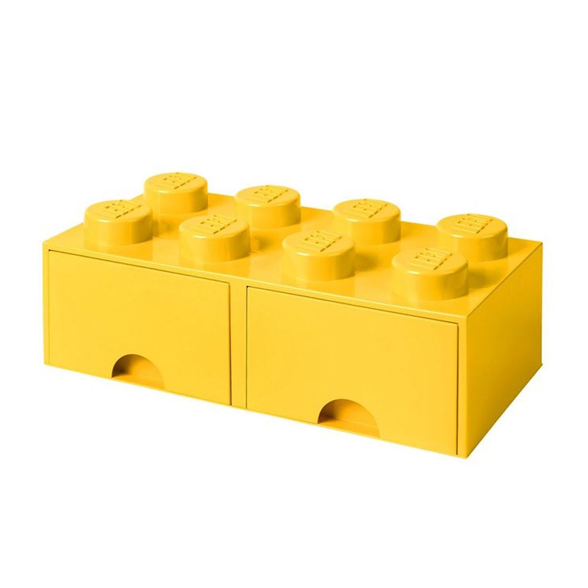 LEGO ® Storage Opbevaringsskuffe - 8 Knopper - 50x25x18 - Gul