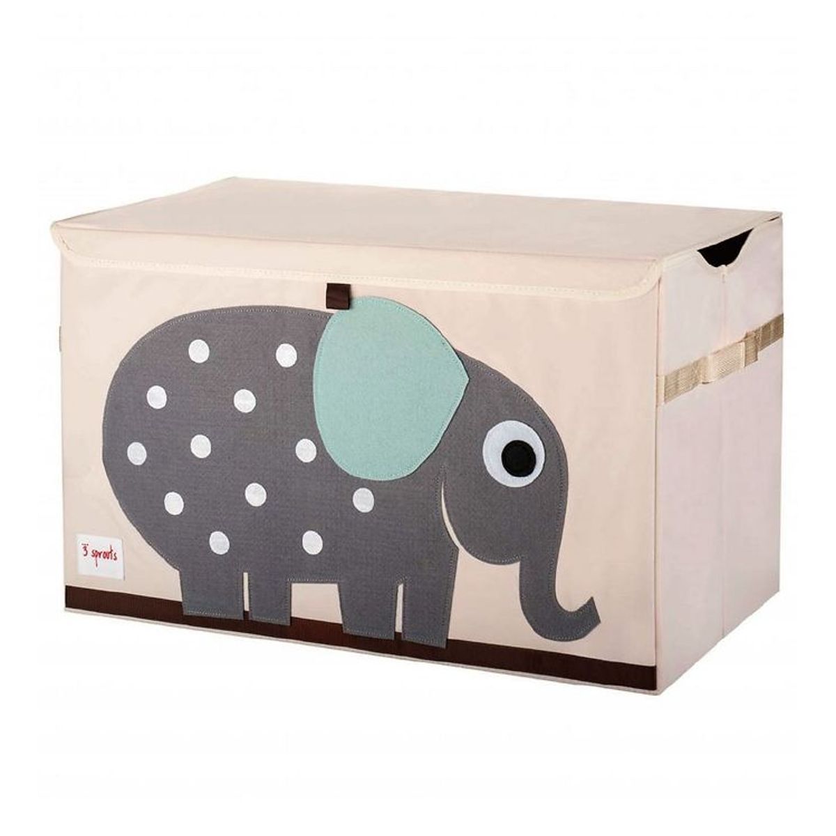 3 Sprouts Opbevaringskasse - 38x61x37 - Elefant