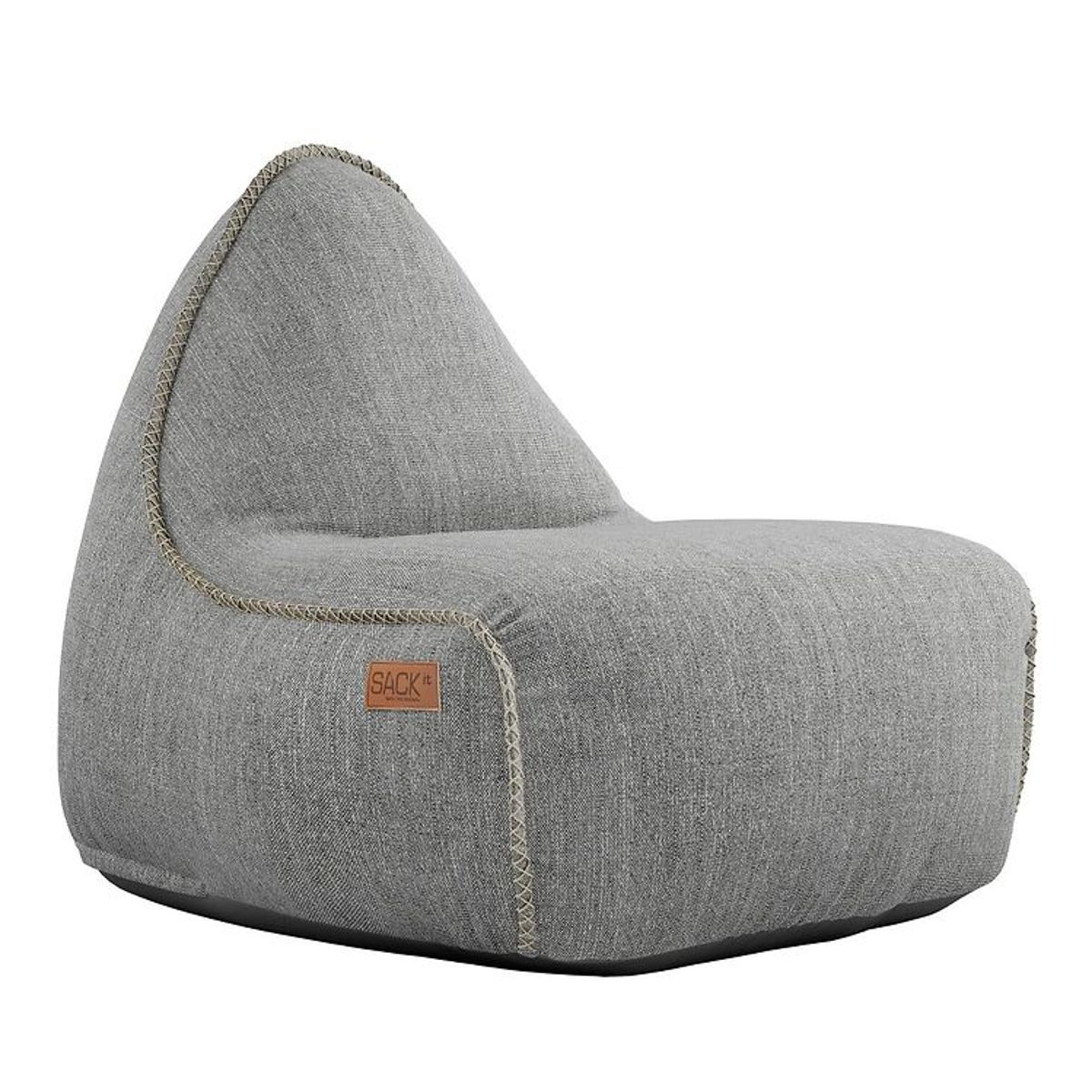 SACKit Sækkestol - Cobana Lounge Chair - 96x80x70 cm - Lysegrå