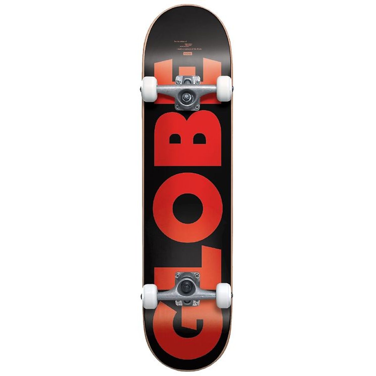 Globe Skateboard - 7,75'' - G0 Fubar Complete - Rød/sort