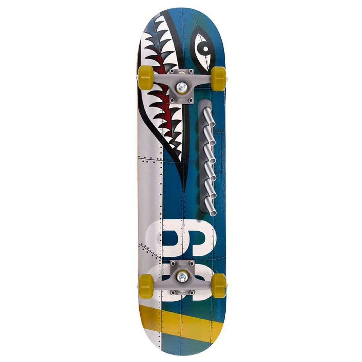 Streetsurfing Skateboard - 7,75'' - Shark Fire