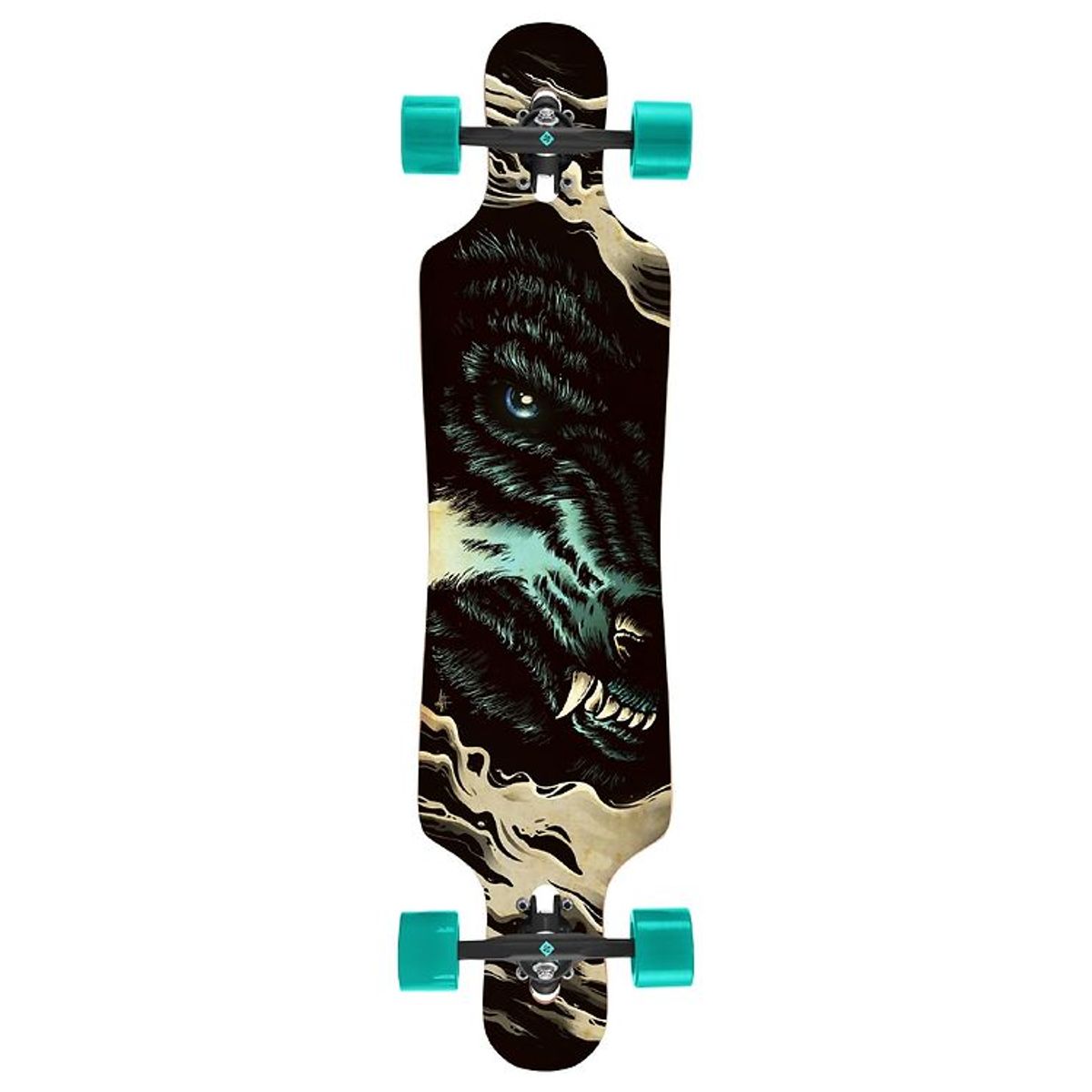 Streetsurfing Longboard - Curve Drop Through Freeride - 39'' - W