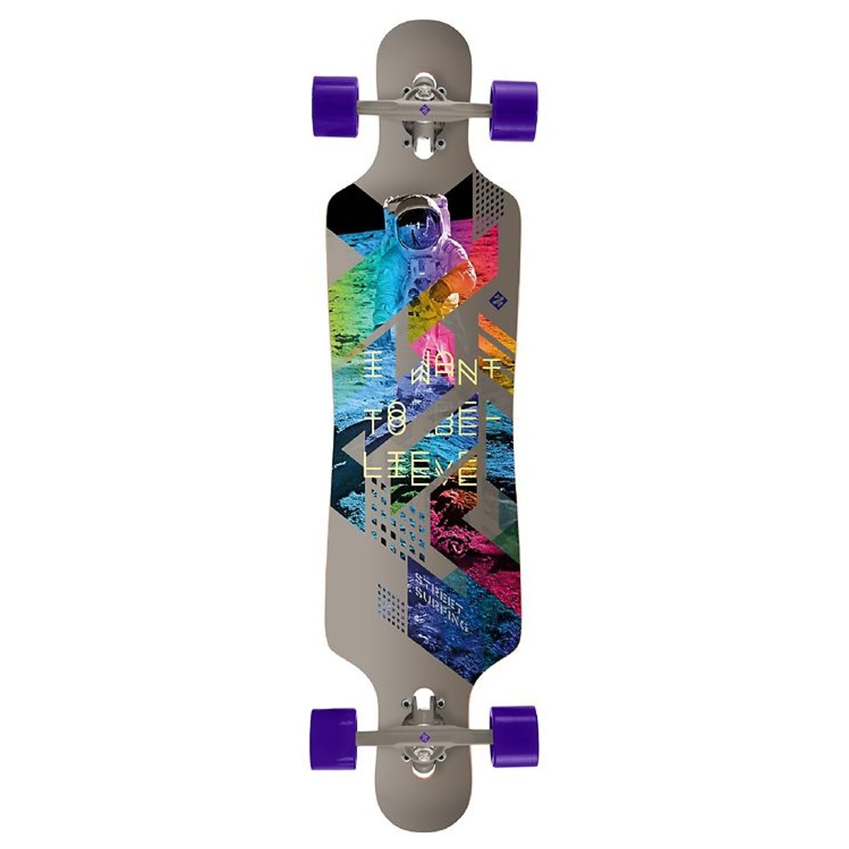 Streetsurfing Longboard - Curve Drop Through Freeride - 39'' - I