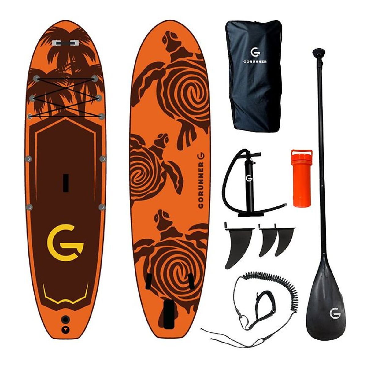 GoRunner Supboard - 320x84 cm - Turtle - Orange