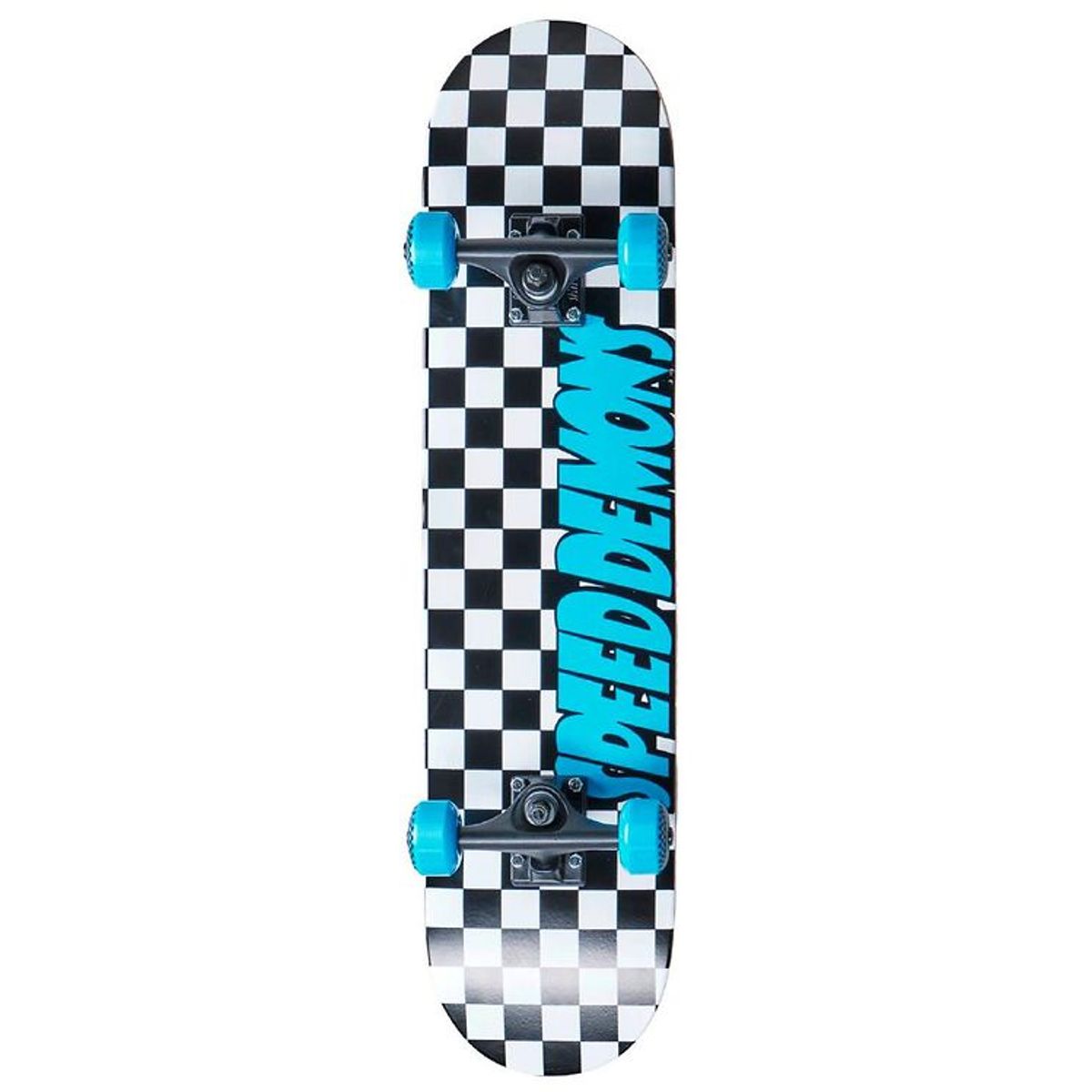 Speed Demons Skateboard - 7.75'' - Checkers Komplet - Blå