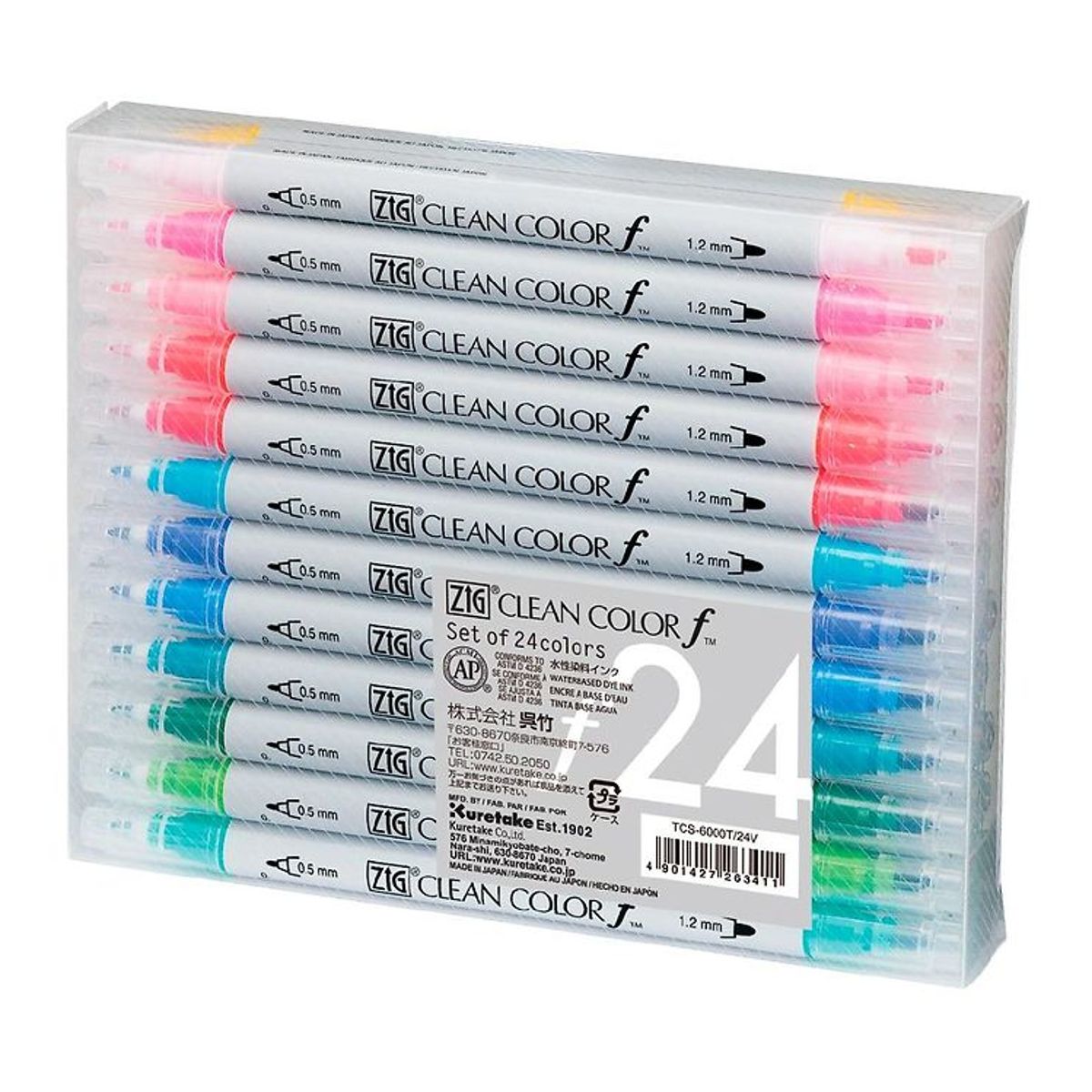 Zig Tuscher - Clean Color Pen - 24 Stk