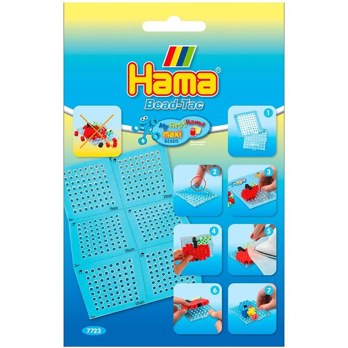 Hama Maxi Stickers - 6 stk - Kvadrater