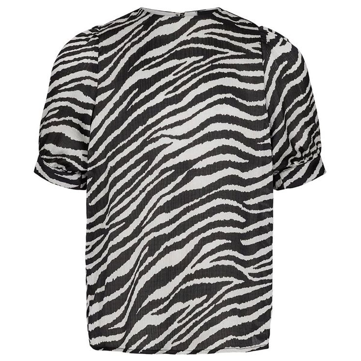 Petit by Sofie Schnoor T-shirt - Sort/Hvid m. Zebraprint