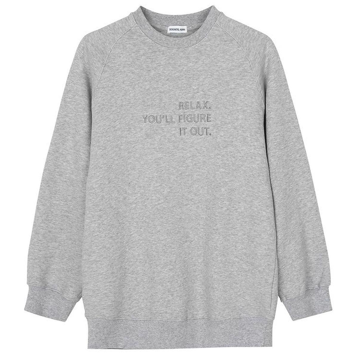 Designers Remix Sweatshirt - Willie - Gråmeleret