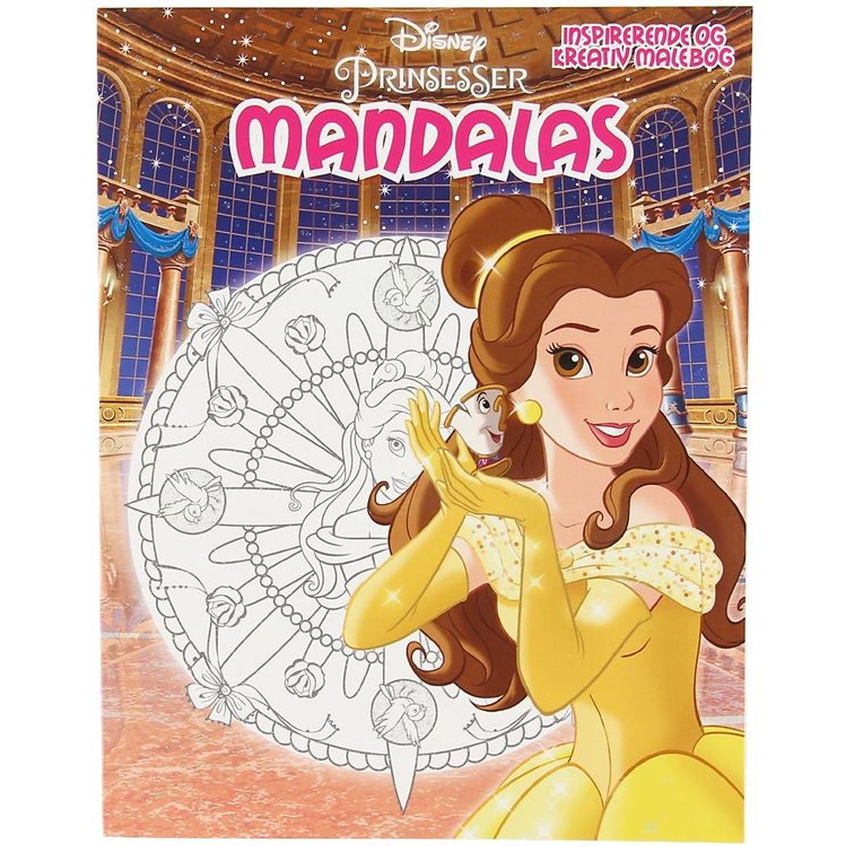 Karrusel Forlag Malebog - Mandalas - Disney Prinsesser