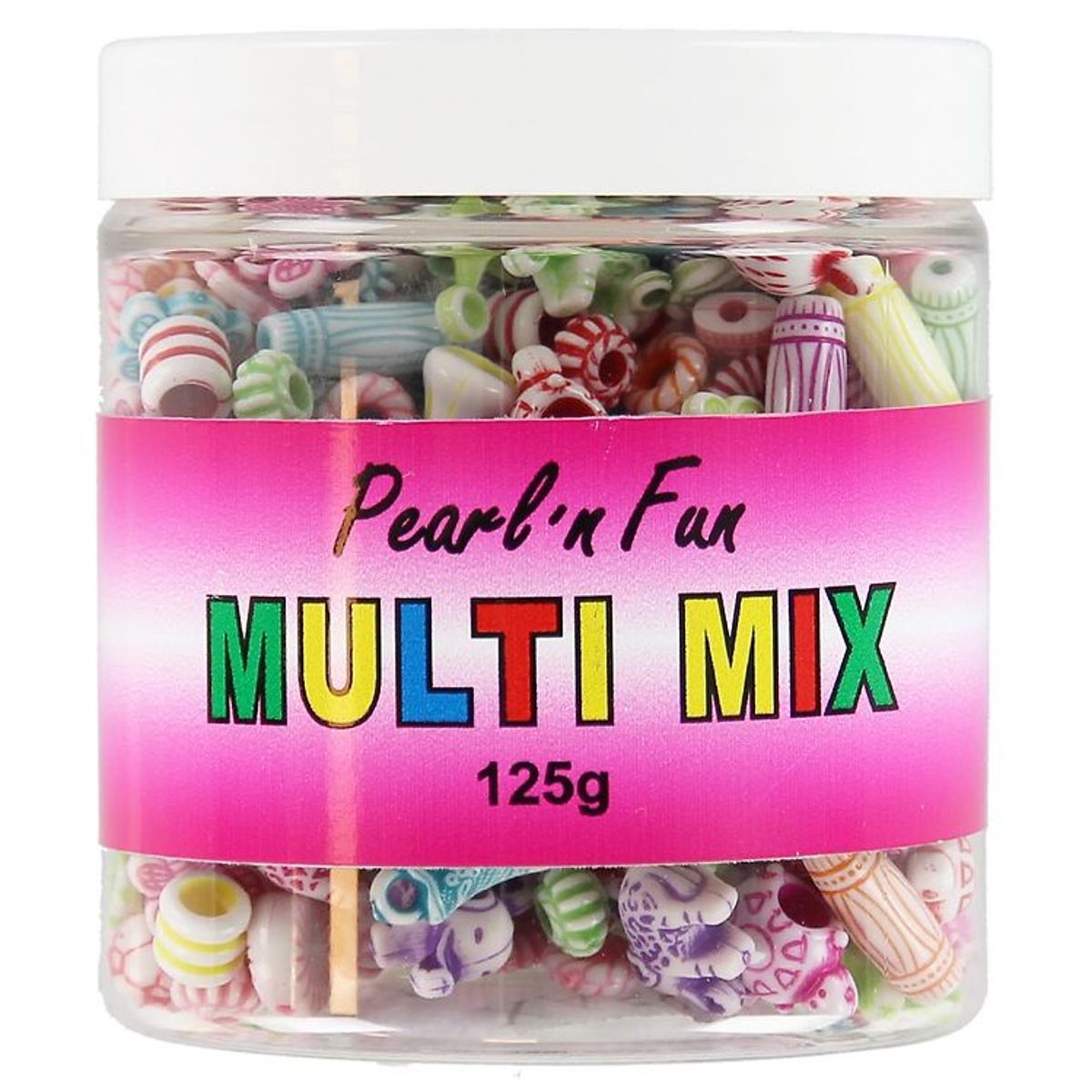 Pearl'n Fun Perler - 125 gram- Multifarvet