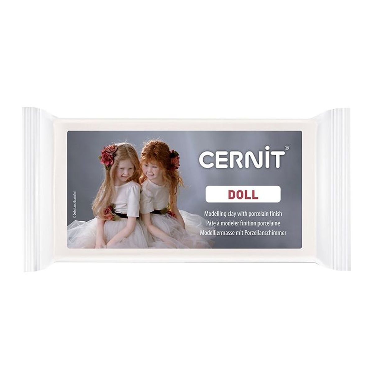 Cernit Polymer Ler - Doll - 500g - Hvid