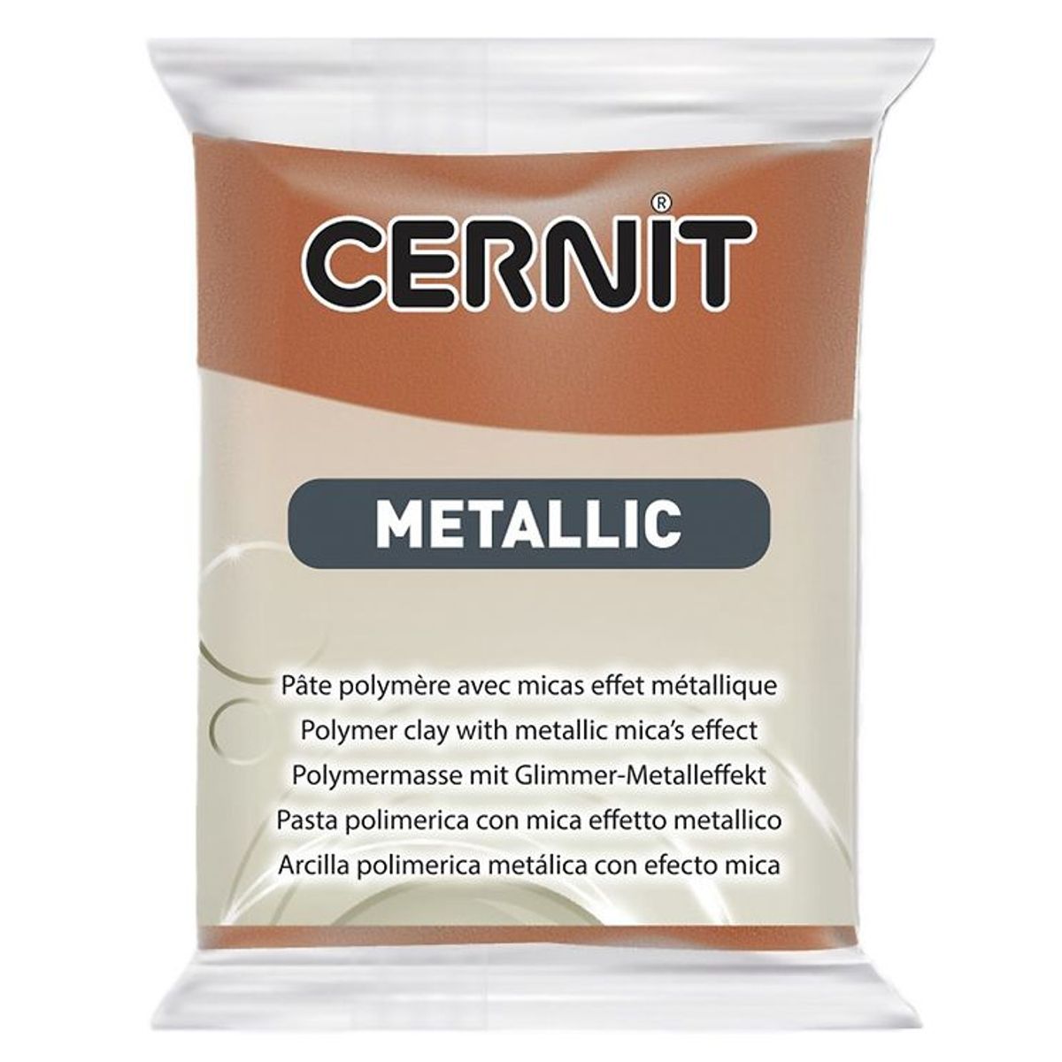 Cernit Polymer Ler - Metallic - Bronze