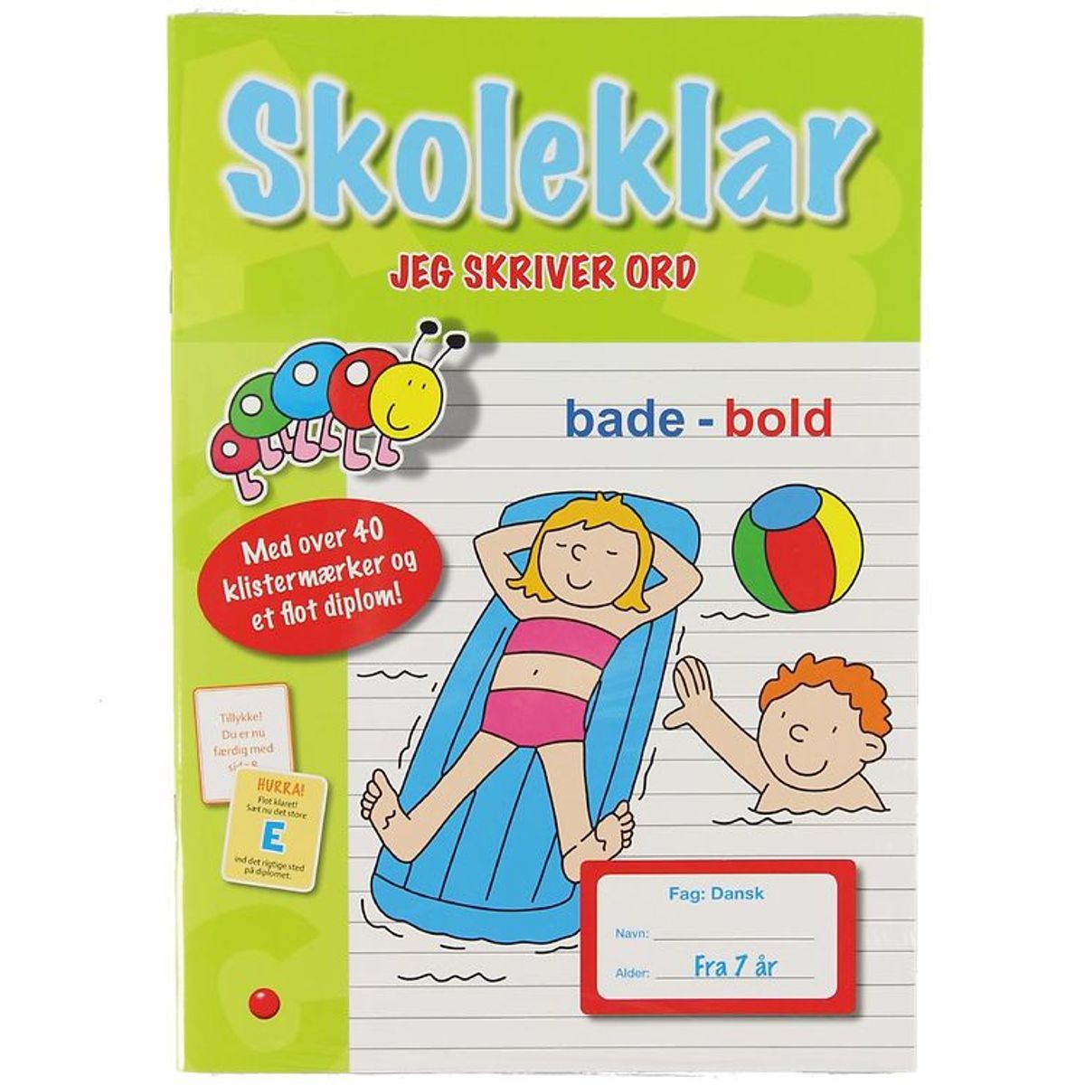 Forlaget Bolden Aktivitetsbog m. Klistermærker - Skoleklar - DA