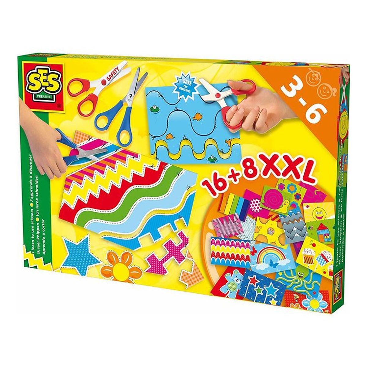 SES Creative Big Box - Jeg Lærer At Klippe