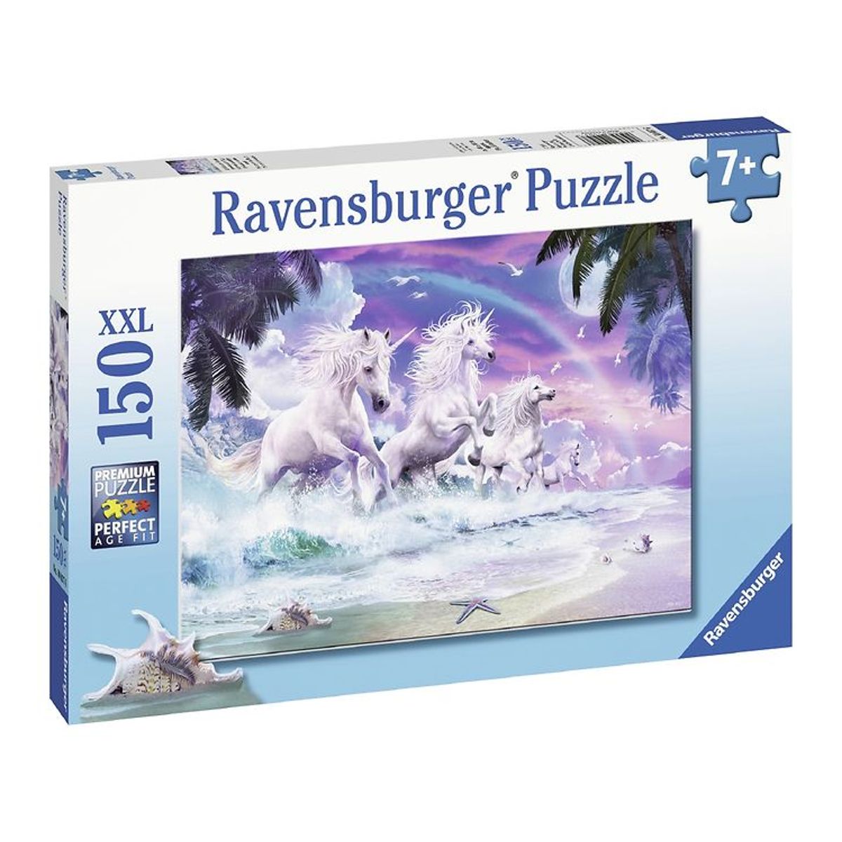 Ravensburger Puslespil - 150 Brikker - Enhjørninger