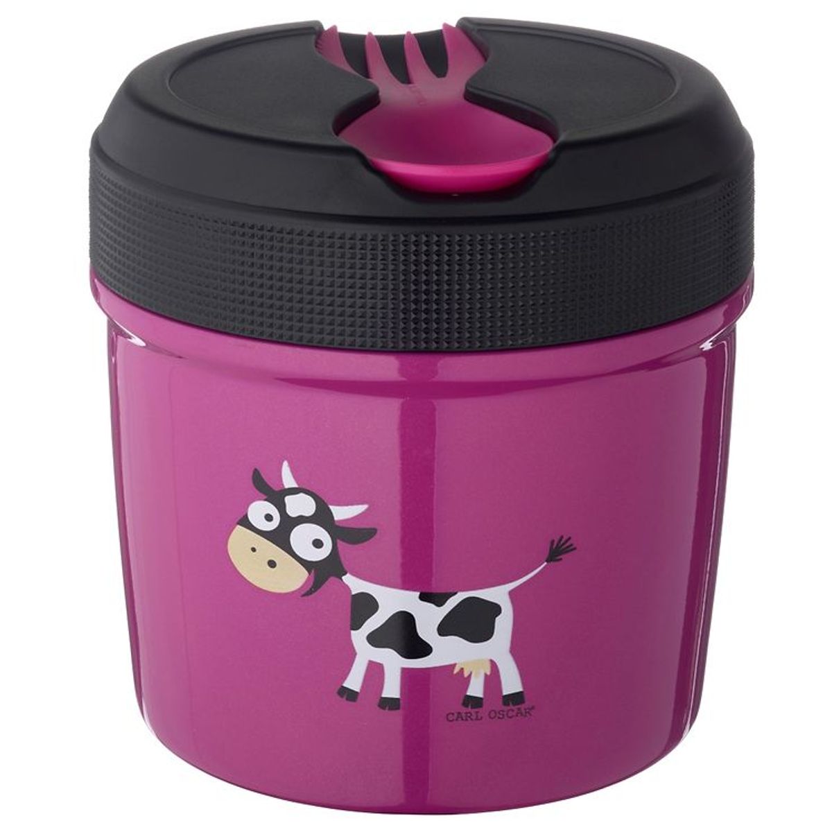 Carl Oscar Termomadkasse - 0,5 L - Purple Cow